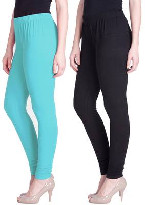  Lyra Multicolour Free Size Churidar Leggings 1