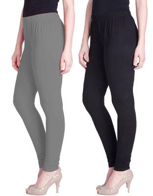  Lyra Multicolour Free Size Churidar Leggings 1