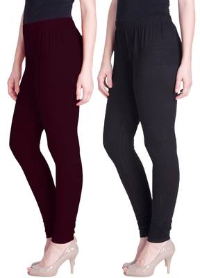  Lyra Multicolour Free Size Churidar Leggings 1