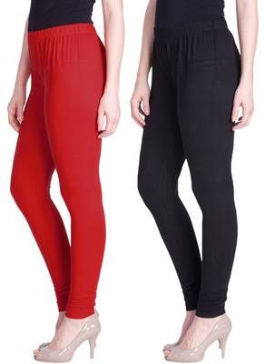  Lyra Multicolour Free Size Churidar Leggings 1