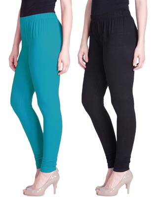  Lyra Multicolour Free Size Churidar Leggings 1
