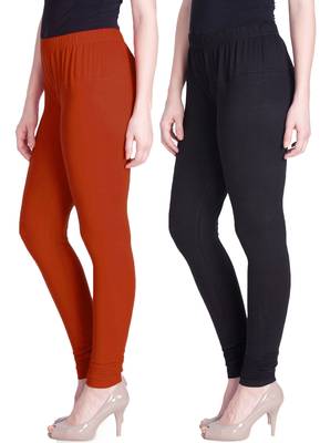 Lyra Multicolour Free Size Churidar Leggings 1