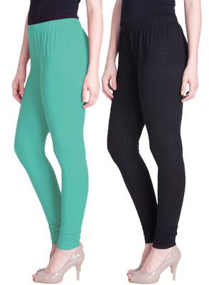  Lyra Multicolour Free Size Churidar Leggings 2