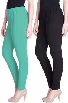  Lyra Multicolour Free Size Churidar Leggings