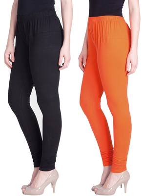  Lyra Multicolour Free Size Churidar Leggings 1