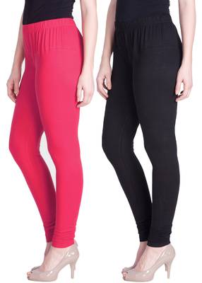  Lyra Multicolour Free Size Churidar Leggings 1