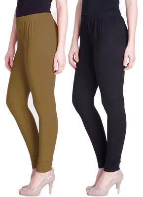  Lyra Multicolour Free Size Churidar Leggings 1