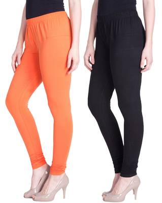  Lyra Multicolour Free Size Churidar Leggings 1