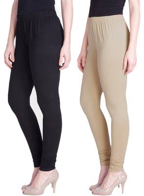  Lyra Multicolour Free Size Churidar Leggings 1