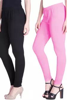  Lyra Multicolour Free Size Churidar Leggings