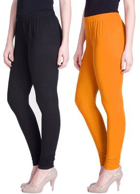  Lyra Multicolour Free Size Churidar Leggings 2