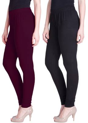  Lyra Multicolour Free Size Churidar Leggings 1