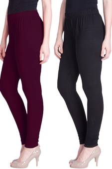  Lyra Multicolour Free Size Churidar Leggings