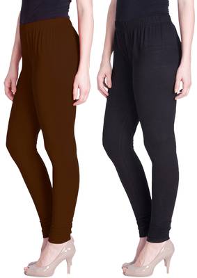  Lyra Multicolour Free Size Churidar Leggings 1