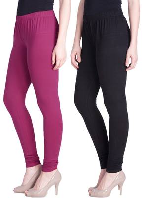  Lyra Multicolour Free Size Churidar Leggings 1