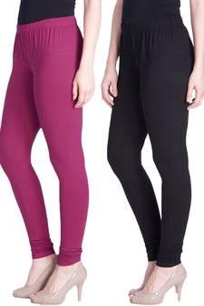  Lyra Multicolour Free Size Churidar Leggings
