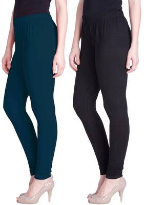  Lyra Multicolour Free Size Churidar Leggings 1
