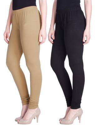  Lyra Multicolour Free Size Churidar Leggings 1