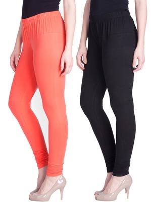  Lyra Multicolour Free Size Churidar Leggings 1