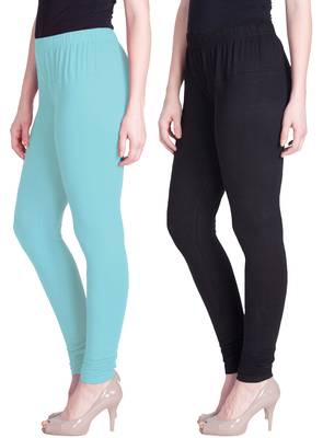 Lyra Multicolour Free Size Churidar Leggings 1