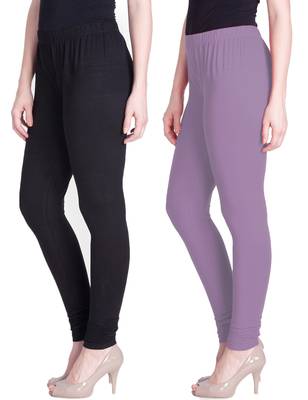  Lyra Multicolour Free Size Churidar Leggings 1