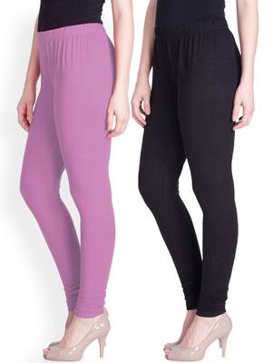  Lyra Multicolour Free Size Churidar Leggings 1