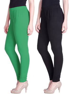  Lyra Multicolour Free Size Churidar Leggings 1