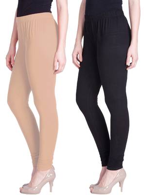  Lyra Multicolour Free Size Churidar Leggings 2