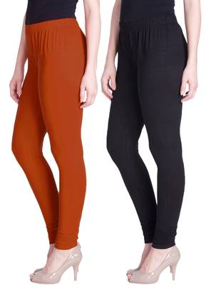  Lyra Multicolour Free Size Churidar Leggings 1