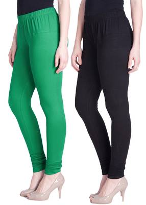  Lyra Multicolour Free Size Churidar Leggings 1