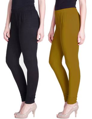  Lyra Multicolour Free Size Churidar Leggings 1