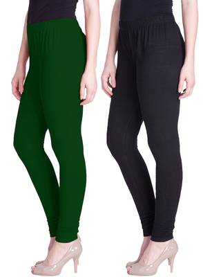  Lyra Multicolour Free Size Churidar Leggings 1