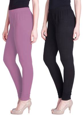  Lyra Multicolour Free Size Churidar Leggings 3