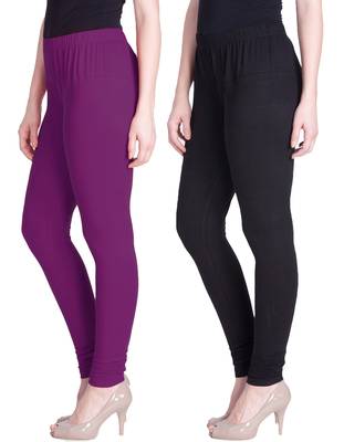  Lyra Multicolour Free Size Churidar Leggings 1
