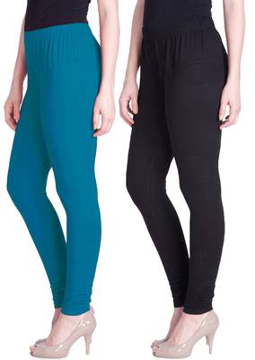  Lyra Multicolour Free Size Churidar Leggings 1