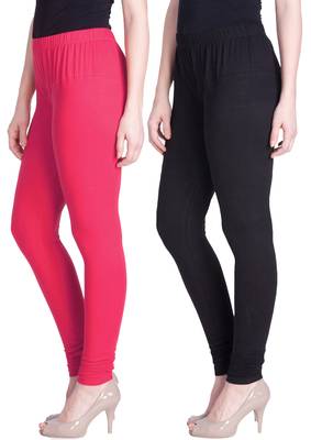  Lyra Multicolour Free Size Churidar Leggings 1