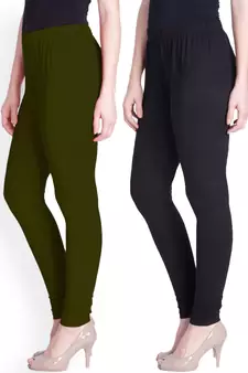  Lyra Multicolour Free Size Churidar Leggings