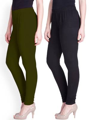  Lyra Multicolour Free Size Churidar Leggings 2