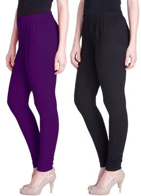  Lyra Multicolour Free Size Churidar Leggings 1