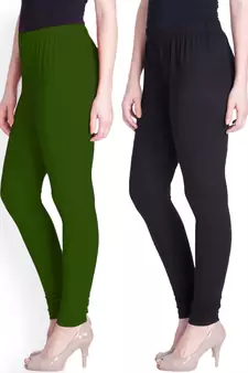  Lyra Multicolour Free Size Churidar Leggings