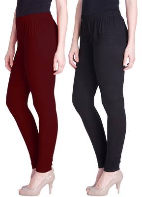  Lyra Multicolour Free Size Churidar Leggings 1