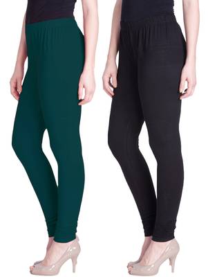  Lyra Multicolour Free Size Churidar Leggings 1