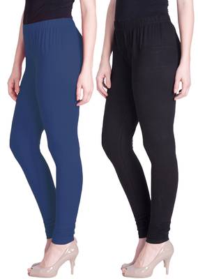  Lyra Multicolour Free Size Churidar Leggings 1