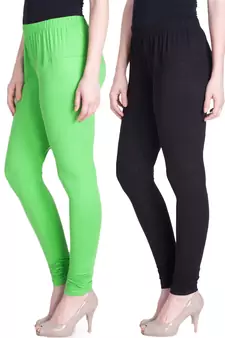  Lyra Multicolour Free Size Churidar Leggings