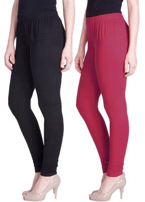  Lyra Multicolour Free Size Churidar Leggings 1