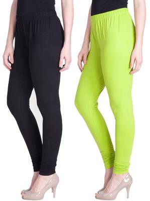  Lyra Multicolour Free Size Churidar Leggings 2