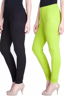  Lyra Multicolour Free Size Churidar Leggings