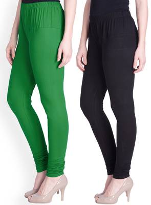  Lyra Multicolour Free Size Churidar Leggings 1