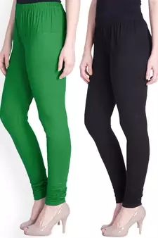  Lyra Multicolour Free Size Churidar Leggings