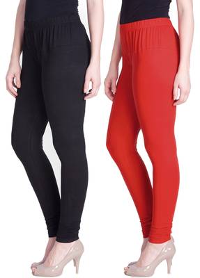  Lyra Multicolour Free Size Churidar Leggings 1